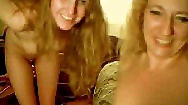 Busty Amateur Blondes Strip and Masturbate On Webcam