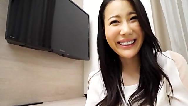 Amazing Japanese chick doesn't need more than his stiff shaft