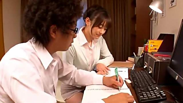 Shou Nishino gets her fat ass on his hard cock
