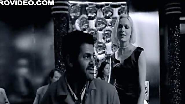 Gorgeous Rie Rasmussen Wearing a Tight Black Dress - Hot Movie Scene