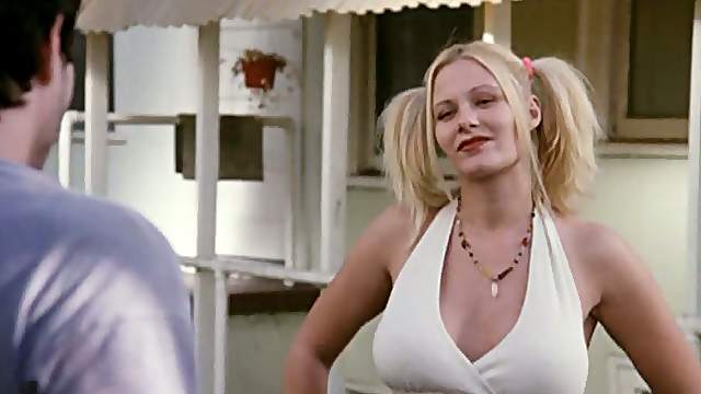 Busty Blonde MILF Krystina Carson Wearing a Super Tight Top