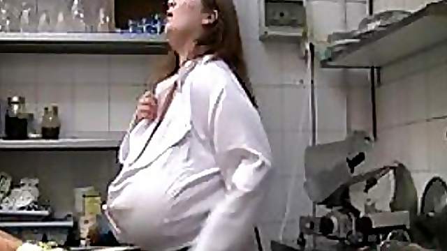 Insanely Big Breasted BBW Anorei Collins Plays With Her Huge Knockers