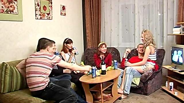 Group of student are going to have an sex party