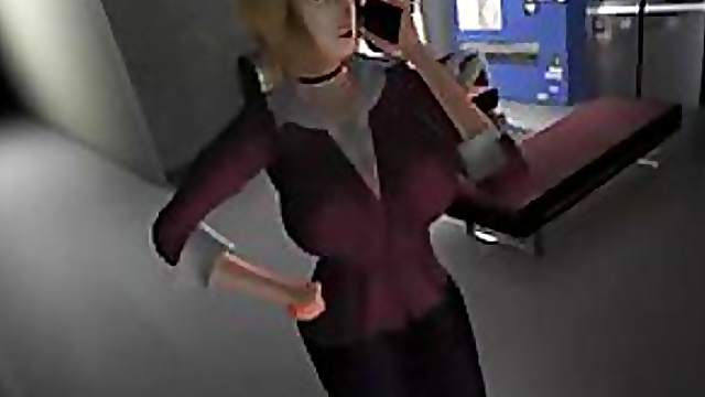 Super Horny 3D Office Slut Gets Her Round Ass Banged By a Big Cock