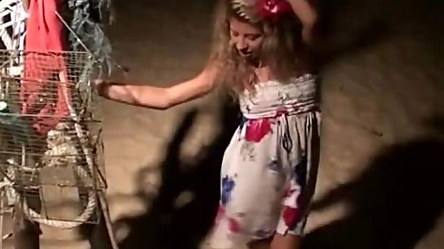 Superb amateur girl seducing a guy with her hot dance