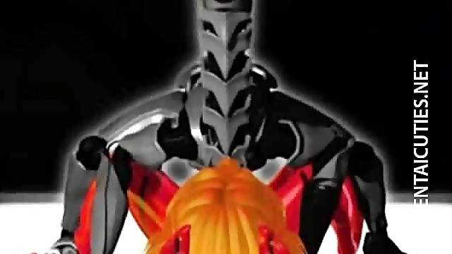 Hentai harlot taking a thick phallus