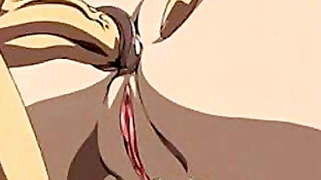 Busty Futanari Fucks Submissive Blonde Teen - Hentai Porn Clip