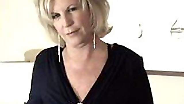 Hot Blonde Granny Gets Fucked and Swallows Thick Jizz - POV Porn Vid