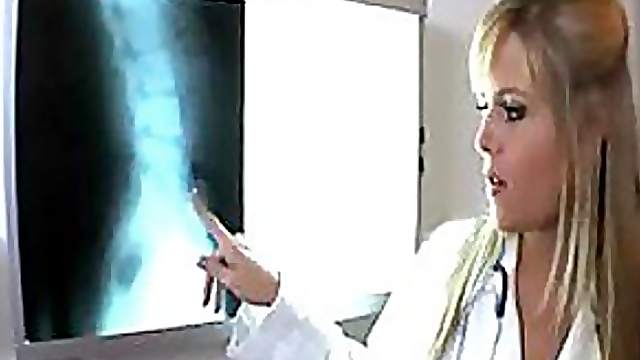 Doctor Blowjobs Her Patient