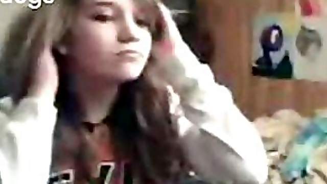 Sexy Teen Having Fun Homealone