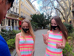 Teen trio: Porno Dan, Alexa & Kate in a wild reality threesome with lustful locks