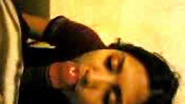 Homemade video with lustful Indian girl sucking a cock