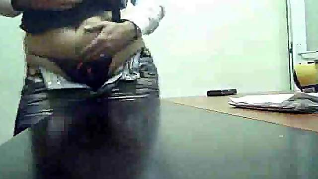Spy cam video with Turkish couple having sex in the office