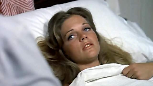 Gorgeous Retro Star Candice Rialson Laying Topless On a Hospital Bed