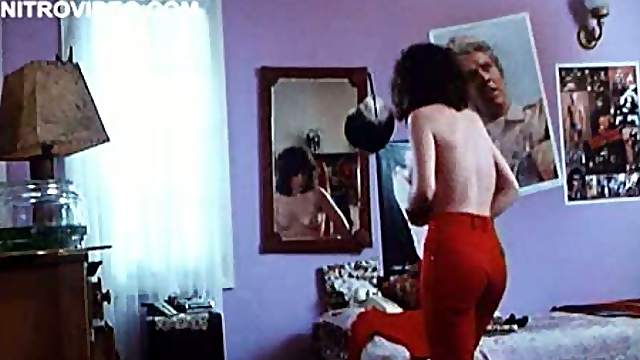 Kinky Guys Spying On Julie Brown while she Dresses