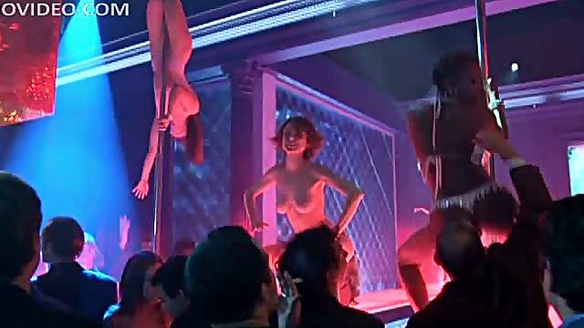 Lots Of Breathtaking Babes Dancing Topless In a Scene From 'Closer'