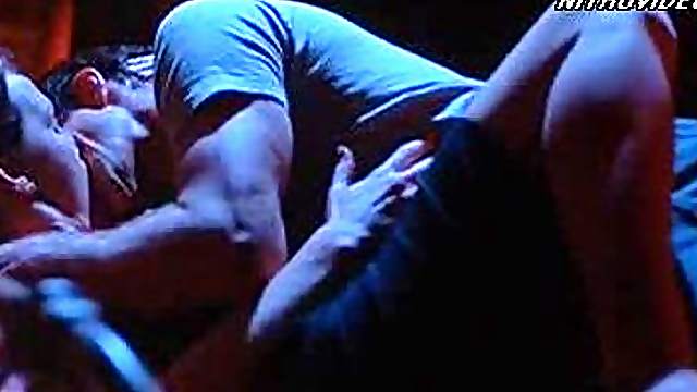 Sensual Brunette Dina Meyer Looking Sexy In a Hot Sex Scene