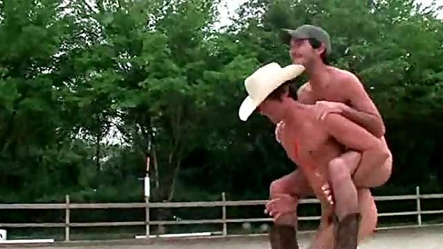 College guys in outdoor fraternity gay sex games