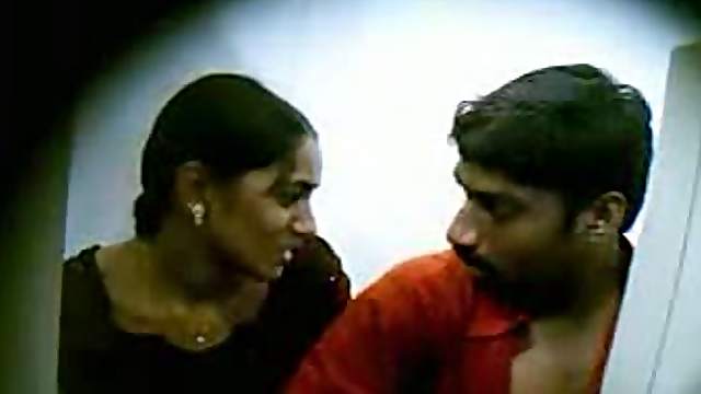 Indian couple are having sex in the Internet cafe
