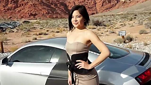 Sexiest outdoor toy inserting