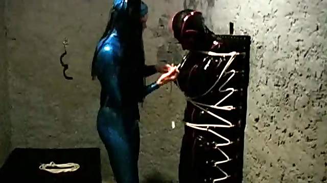 Bound Lesbian Sex Slaves In Tight Latex Suits Compilation Video