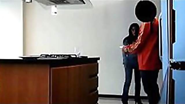Hidden Cam Catches a Horny Spanish Dude Fucking a Hot Latina Maid