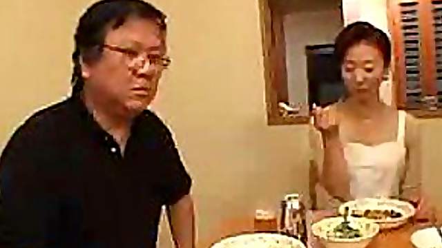 Submissive Asian Granny Gets Gangbanged and Covered In Hot Jizz