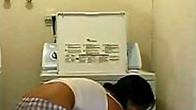 Cute Latina Fucked in the Laundry Room