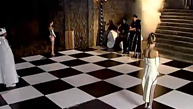 Hot chicks dressed in latex get rammed in their asses