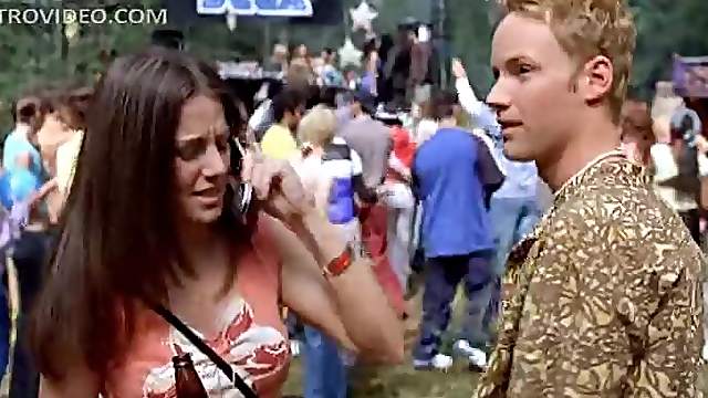 While Penny Phang Dances Erica Durance's Boyfriend Gets Horny