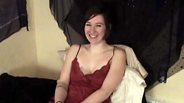 Horny brunette masturbates with toys before taking a shower