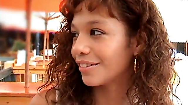 Curly milf wants to be this dude's property
