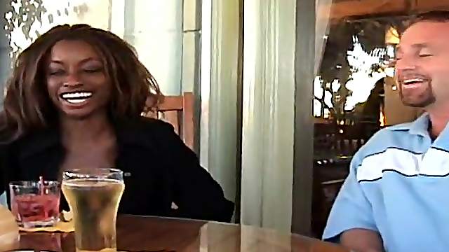Ebony Monique gets banged after couple of cocktails