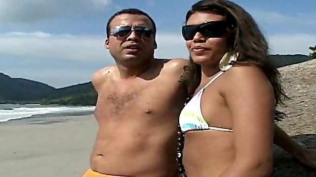 Slutty fuckin' bitch gets fucked hard outdoors