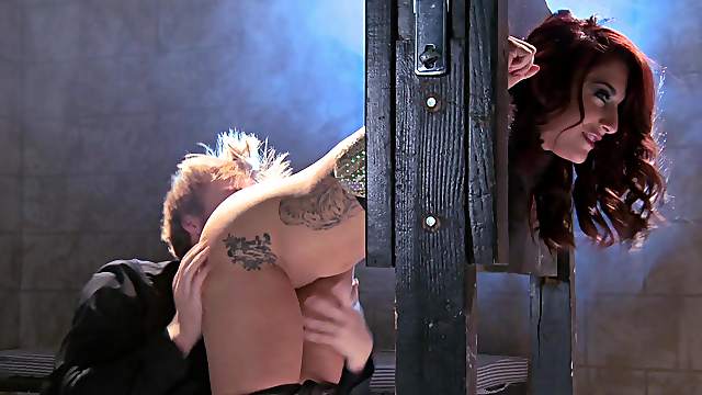 Delightful Mischa Brooks Gets A Rimjob While She Can't Move
