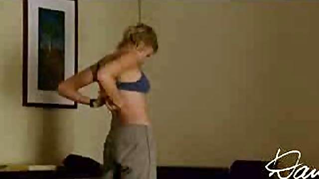 Sensual Blonde Babe Toni Collette Exposes Her Hot Ass and Juicy Rack