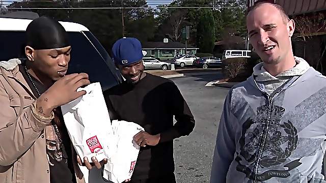Sweet Austin Gets His Ass Fucked By Two Black Boys