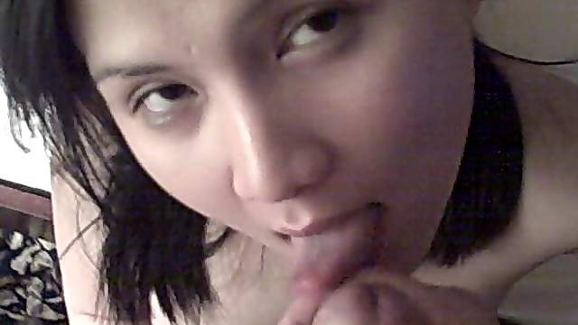 Asian Angel gets a mouthful