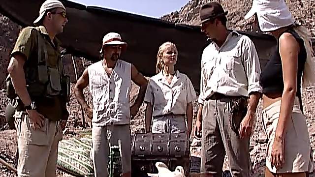 Horny Paleontologists Double Penetrated In Excavation Site