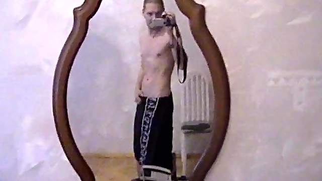 Amateur Tanya strokes her boyfriend's huge dick