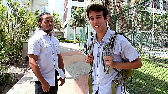 Castro Supreme fucks nerdy gay Josh Slyman's tight asshole