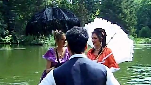 Two elegant senoritas are getting the anal drilling on a boat