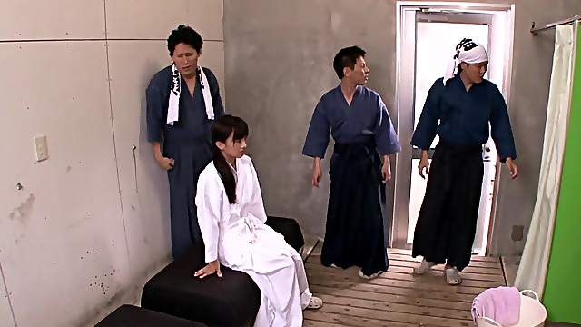 Cocky bastards love the taste of Rimu Sasahara's pussy