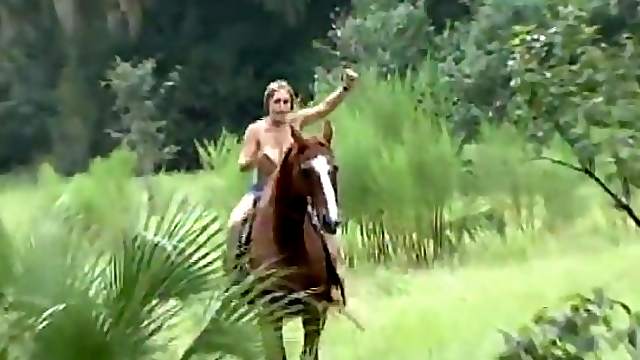 Brilliant babe teases,jerks and blows a beefy cock in an outdoors scene