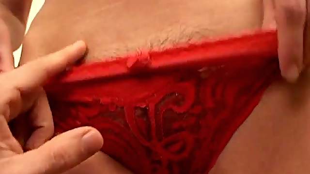 Camilla Ken in panties gets her juicy hairy pussy feasted Hardcore