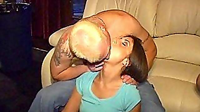 Horny Teen Brunette Gets Fucked In A PArty
