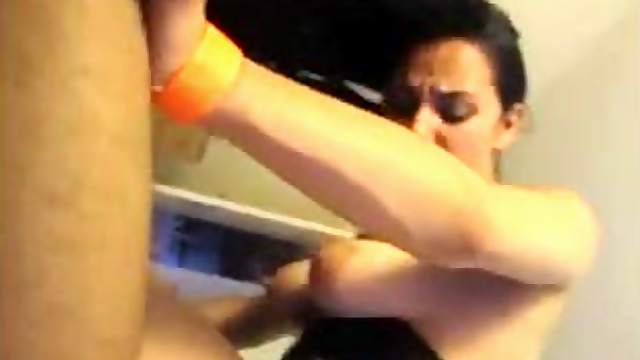 Hardcore upskirt pounding with big-assed amateur brunette