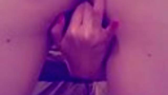Hardcore homemade solo with a chick fingering her snatch