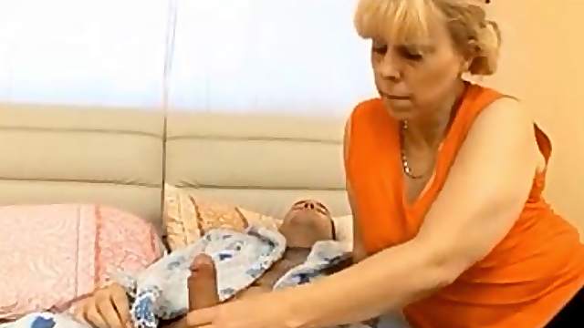 Depraved chubby mature blonde gets her butt drilled deep