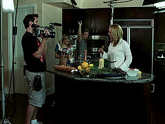 Wild couple fucks hardcore in the bedroom and kitchen